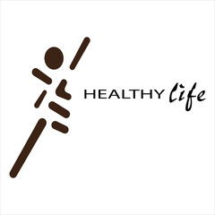 Branding Identity Corporate healthy life vector logo design