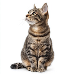 Obraz premium british cat isolated on white