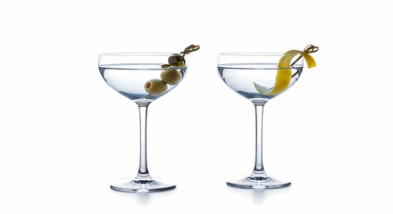 Martini Cocktails: Classic Recipe Variations & Elegant Glassware