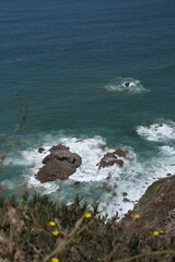 rocks in the sea