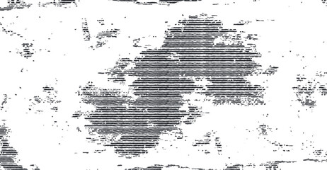 Distressed Halftone Lines Vector Background - Grungy Black and White Texture, Detailed Overlay Effect for Retro Designs and Dynamic Visuals, Perfect for Unique Graphic Elements