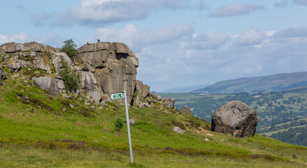 The Cow and Calf Ilkley Moor, Yorkshire Moors