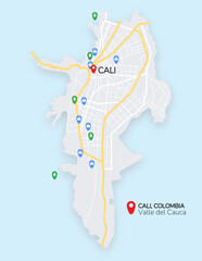 CALI MAPA CALLES