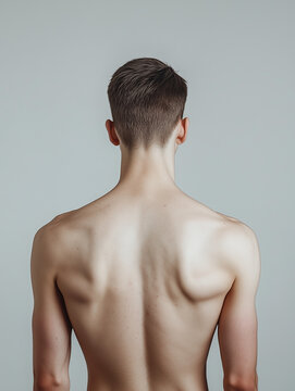 Man backless for mockup design