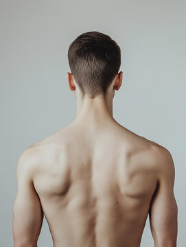 Man backless for mockup design