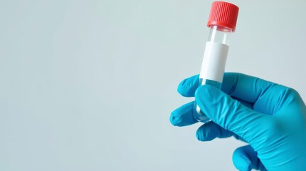 Hand Holding a Test Tube