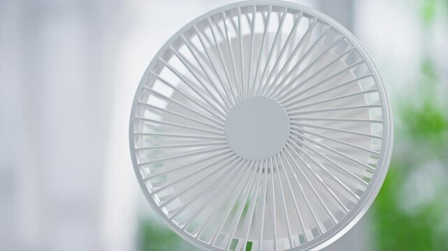 A Closeup View of a Compact Fan