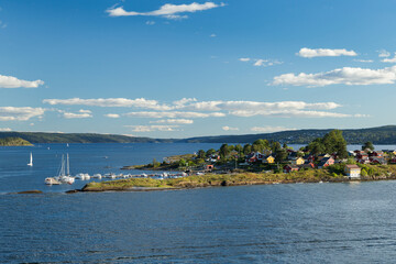 Oslofjord during a sunny summer day