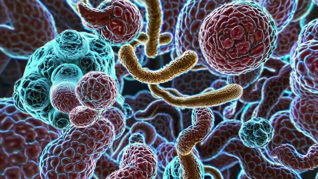 Microscopic Journey Through Dental Plaque