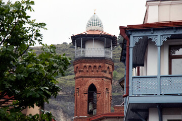 Juma Mosque Minaret in Old Tbilisi, Georgia