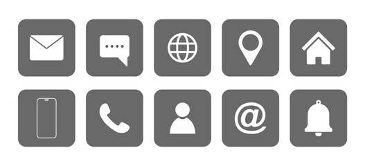 social icons pack isolated without background