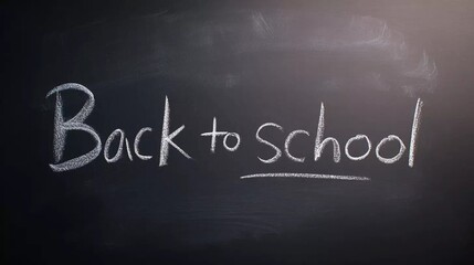 Modern poster layout with "Back to school" as the main element, suitable for digital ads and education-themed visuals.