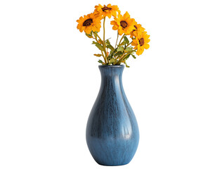 vase with flowers on a transparent background, png 