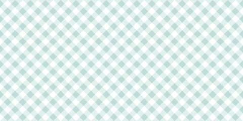 Seamless pastel blue gingham pattern