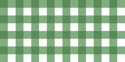 Seamless pastel green gingham pattern