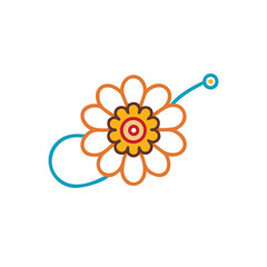 abstract flower vector illustration