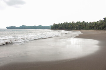 The stunning Black Sand Beach of Batukaras Pangandaran
