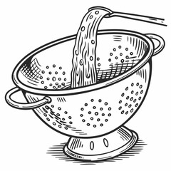 vector illustration of a kitchen utensils