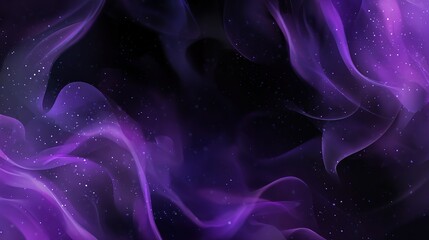 Abstract Geometric Art: Dynamic Purple and Blue Squares withpurple Highlights on Dark Background