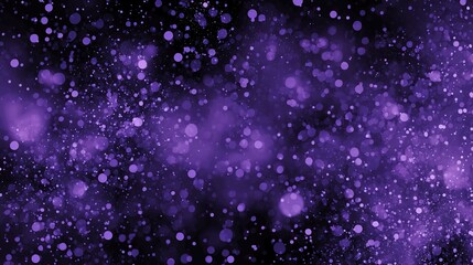 Abstract Geometric Art purple color  Dynamic Purple and Blue Squares with Orange Highlights on Dark Background