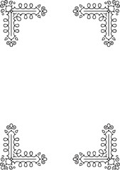 Beautiful flower art and mandala vector design