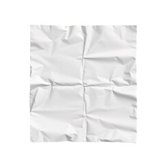 Obraz premium Crumpled White Paper Texture Background for Artistic or Creative Use in Digital Designs and Print Projects