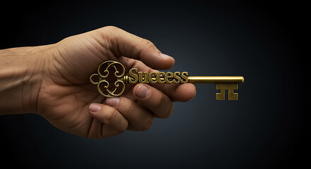 Fototapeta premium key to success