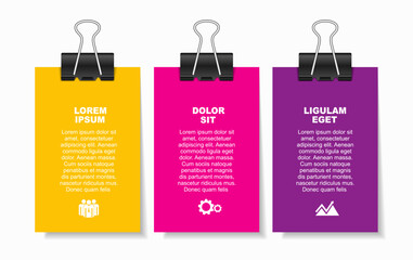 Plakat Infographic design template with place for your data. Vector illustration.