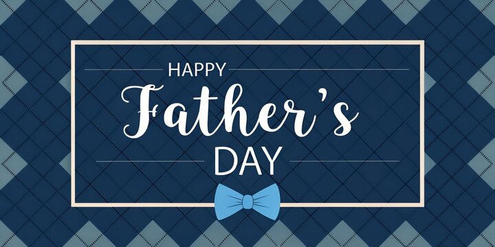 Father's Day Celebration: A sophisticated Father's Day greeting, embellished with a handsome bow tie, set against a textured backdrop.