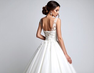 Elegant wedding gown