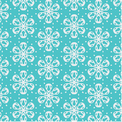 Traditional Floral Pattern Background