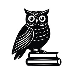owl vector on white background