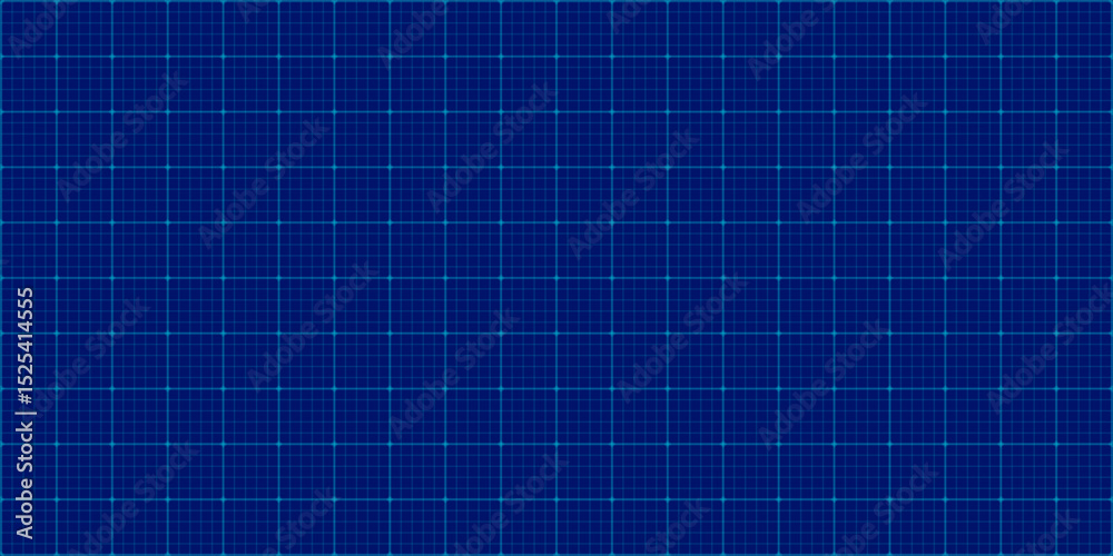 Poster Grid line blueprint paper sheet, square grid background, texture of square graph paper
