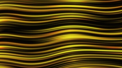 yellow technology background, abstract glowing neon gradient curved waves unique illustration 
