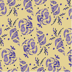 Traditional Floral Pattern Background