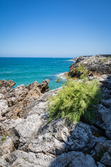 breathtaking views on atlantic coast in northern spain