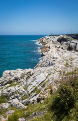 breathtaking views on atlantic coast in northern spain