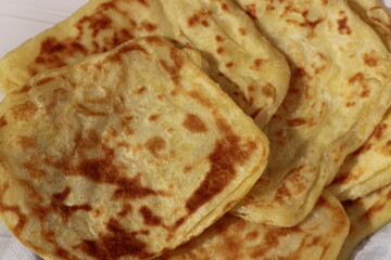 Moroccan Msemen Close Up