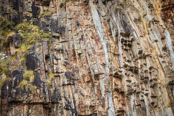 close up of rock, stone texture background detail on atlantic coast