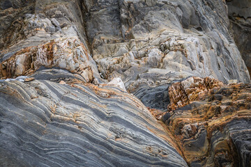 close up of rock, stone texture background detail on atlantic coast