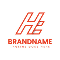 Letters HT or TH Monogram Logo, suitable for any brand with HT or TH initials