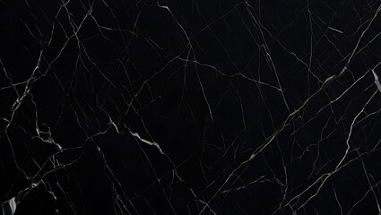 Elegant Black Marble Texture High-Resolution Background Image