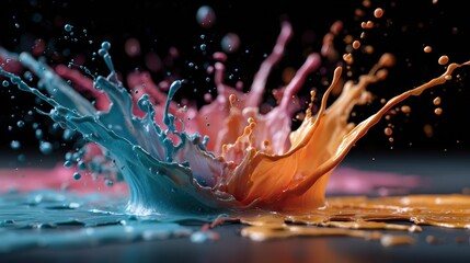 A refreshing and invigorating splash of water captured in motion against a clean and bright background