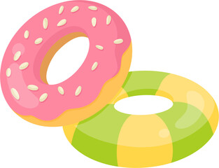 illustration swim ring
