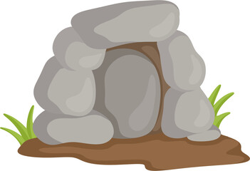 illustration cave
