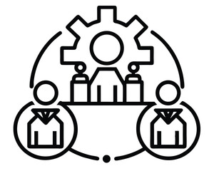 Family house symbol for real estate concept