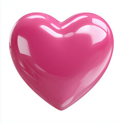 Stunning Pink Heart Shape Design , isolated on white background png