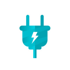 Obraz premium electric plug — colorful vector icon