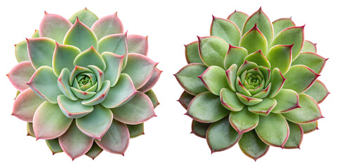 Succulent plant isolated on transparent background, greenhouse plant, desert flora minimalist style