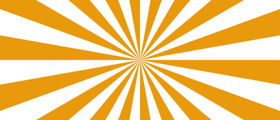 Abstract high-energy radial burst design with bright yellow and white wavy stripes. Symmetrical curved segments, a hypnotic, sunburst optical illusion. Swirling motion dynamic vintage pop-art